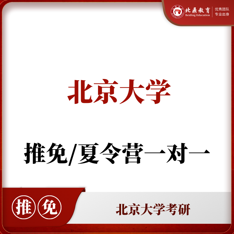 北大推免/夏令营：一对一辅导